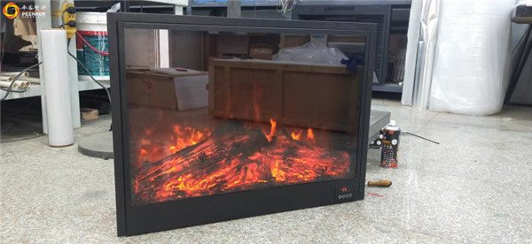 四川成都天府一街西派瀾岸仿真電壁爐安裝.jpg