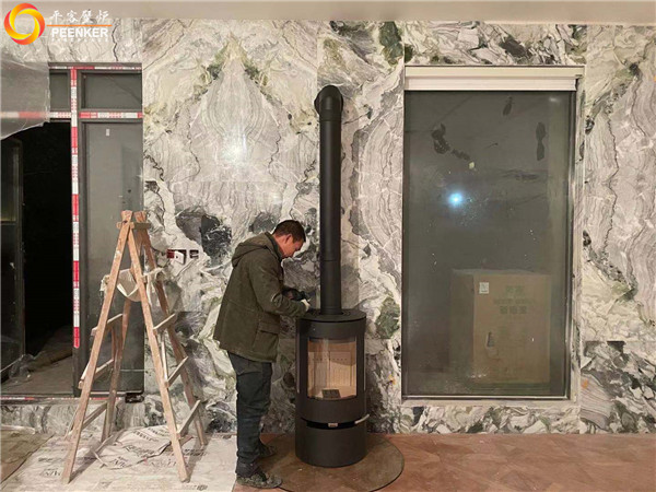 平客壁爐南京景楓你山別墅真火壁爐丹麥Aduro A9安裝.jpg