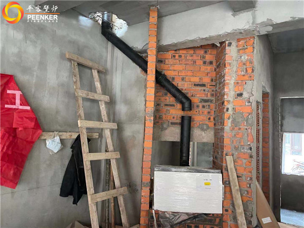 常州南馨苑別墅丹麥嵌入式壁爐morso S80-90安裝.jpg