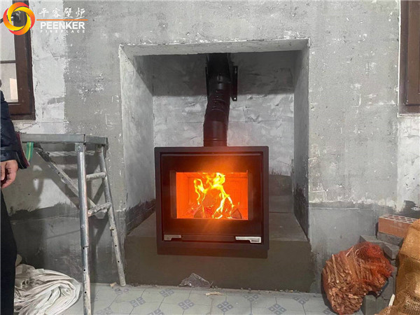 南京臥龍湖別墅丹麥壁爐Audro A5安裝.jpg