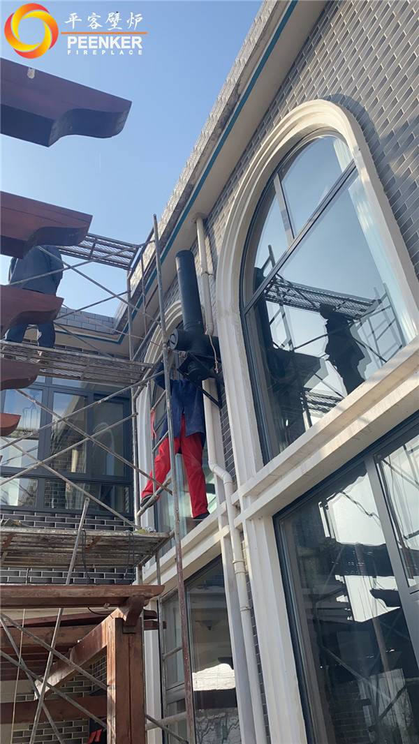 鹽城東臺丹麥Aduro A9真火壁爐安裝.jpg