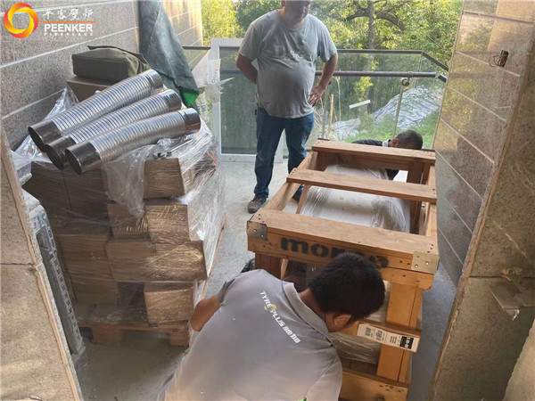 杭州南岸花園丹麥真火壁爐morso S80-90安裝.jpg