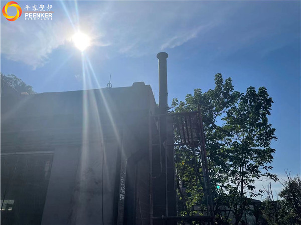 杭州南岸花園丹麥真火壁爐morso S80-90安裝.jpg