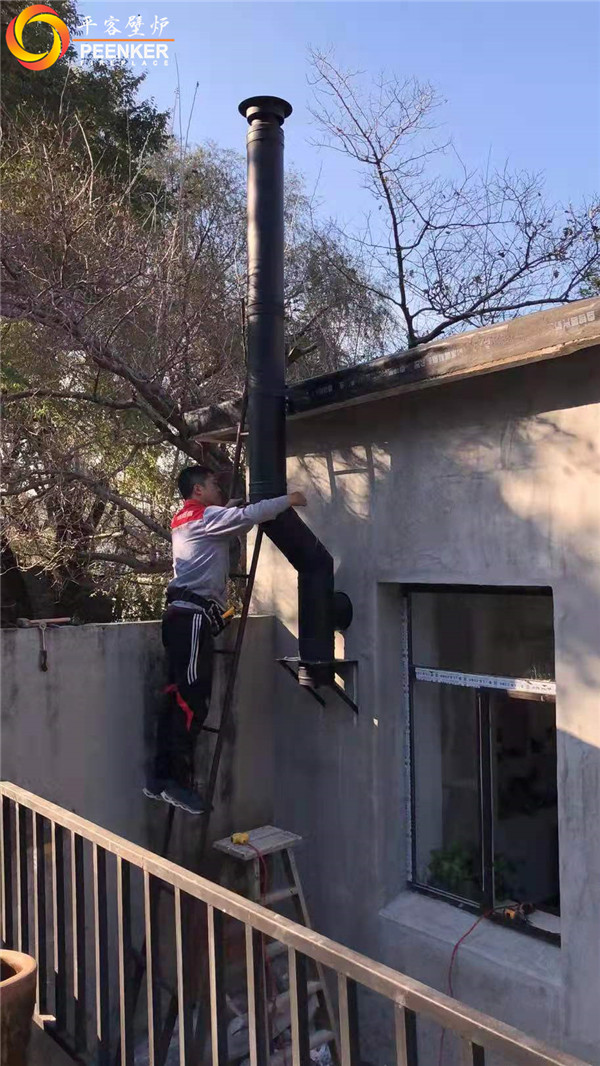 鞍山自建房丹麥morso 2110真火壁爐安裝.jpg