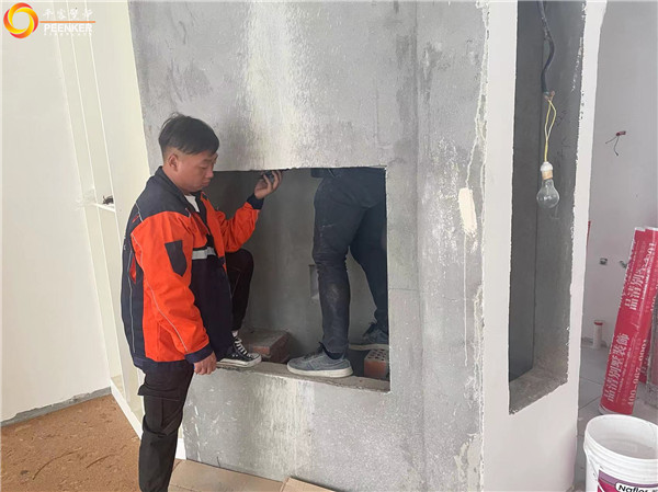 丹麥morso S80-90嵌入式壁爐常州安裝.jpg