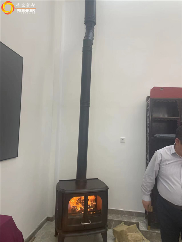 南京高淳別墅丹麥morso3640真火壁爐安裝.jpg