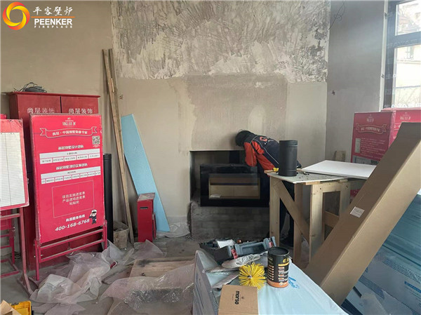 南京云深處別墅丹麥壁爐Morso S80-90安裝.jpg