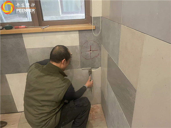 上海依云聽香園丹麥Aduro A9壁爐安裝.jpg