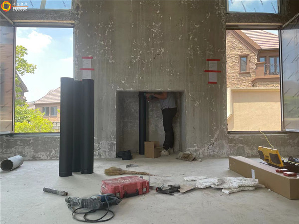 鎮(zhèn)江紫金7號別墅丹麥Morso S80-90壁爐安裝.jpg