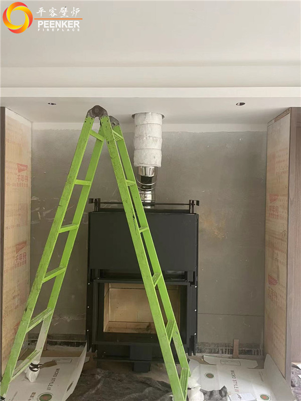 合肥十院民宿法國TOTEM提拉式壁爐安裝.jpg