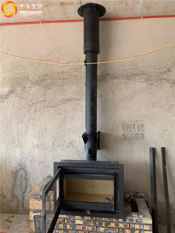 貴州遵義別墅丹麥真火壁爐Morso 5660安裝.jpg