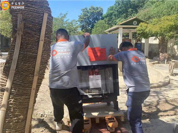 平客壁爐上海中房?森林別墅丹麥壁爐Morso S101-12安裝.jpg