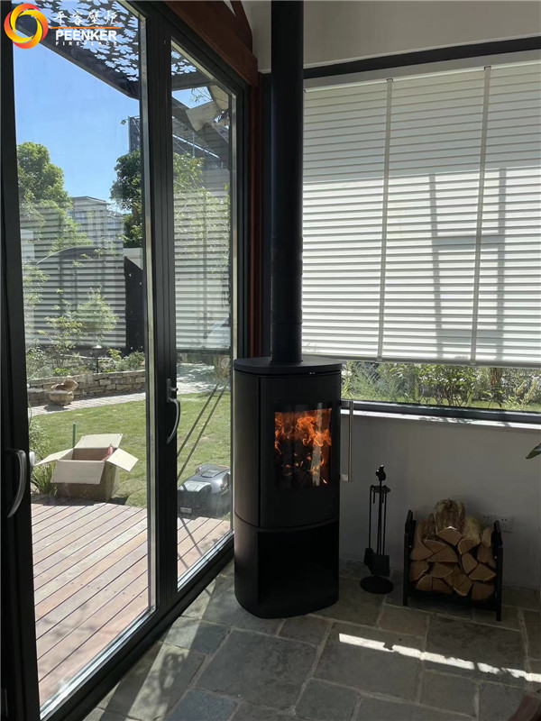 平客壁爐揚州山河園別墅丹麥Morso 8893真火壁爐安裝.jpg