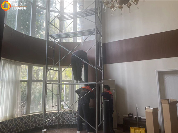 南京帝豪花園別墅丹麥鑄鐵火爐Morso 2140安裝.jpg