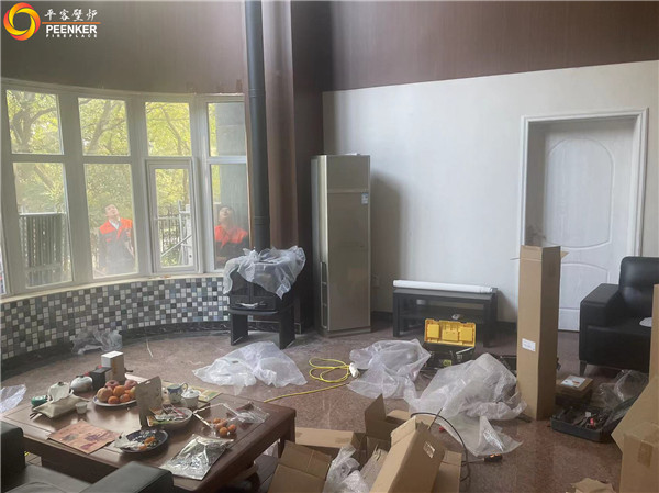 南京帝豪花園別墅丹麥鑄鐵火爐Morso 2140安裝.jpg