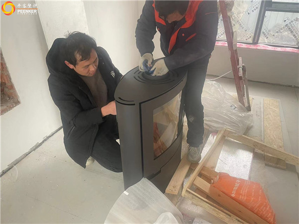 上海西郊華城別墅丹麥鋼板壁爐Aduro A15安裝.jpg