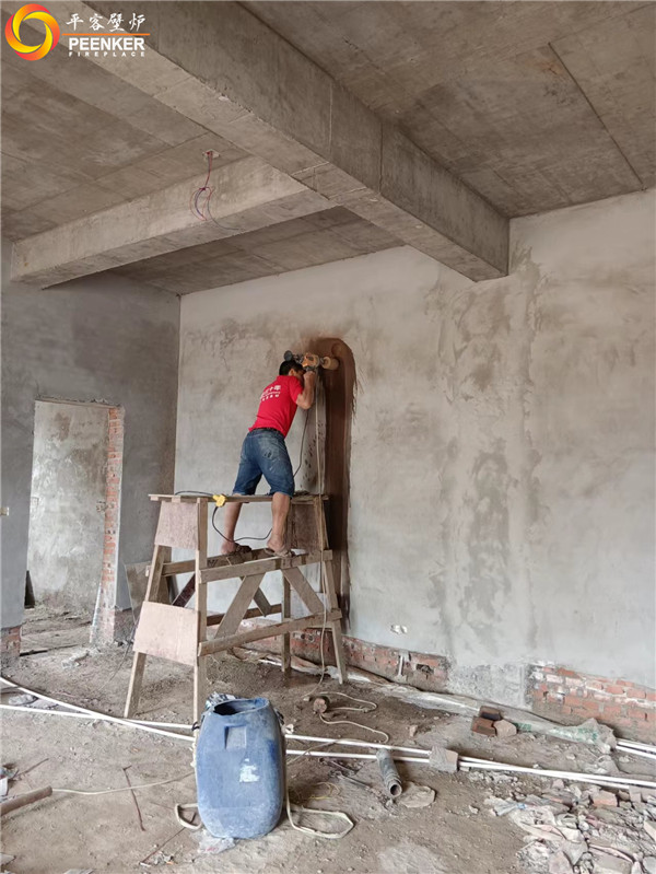 成都威遠(yuǎn)自建別墅丹麥鑄鐵火爐morso 3640安裝.jpg