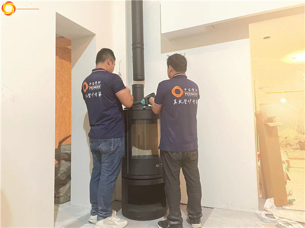 平客壁爐杭州新御景灣別墅丹麥鑄鐵火爐Morso 7943安裝.jpg