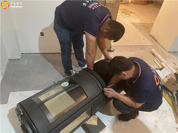 平客壁爐杭州新御景灣別墅丹麥鑄鐵火爐Morso 7943安裝.jpg