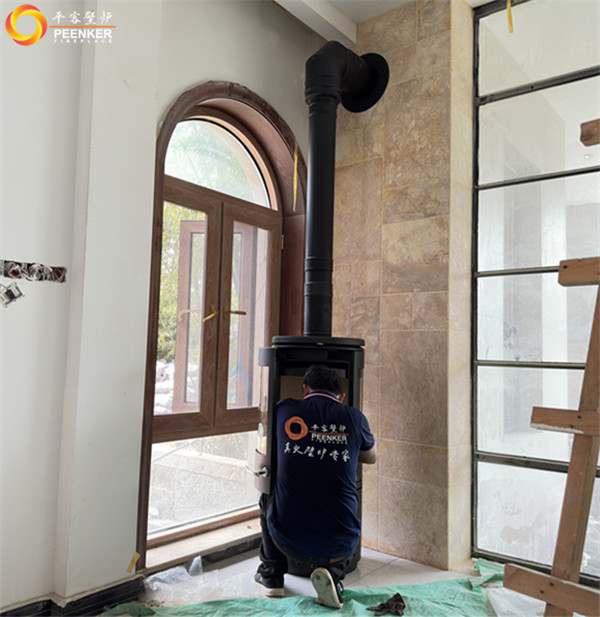 平客壁爐蘇州高爾夫雙湖灣丹麥壁爐Morso 7943安裝.jpg