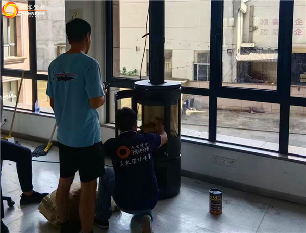 平客壁爐麗水高層頂樓丹麥進(jìn)口壁爐Morso 7943安裝.jpg