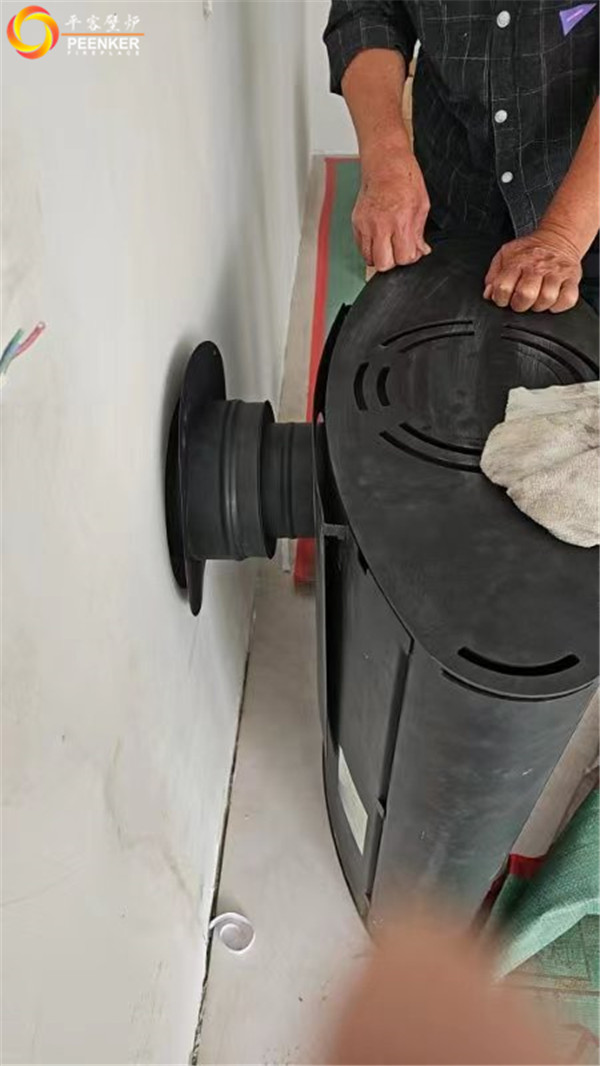 平客壁爐河南別墅丹麥Aduro 15B獨立式火爐安裝.jpg