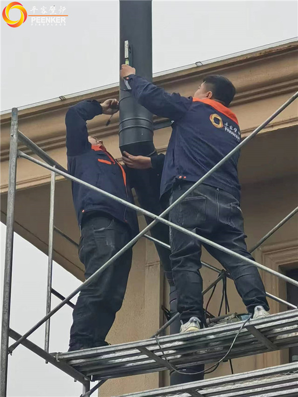 無錫唐建新村丹麥鑄鐵火爐Morso 3640安裝.jpg