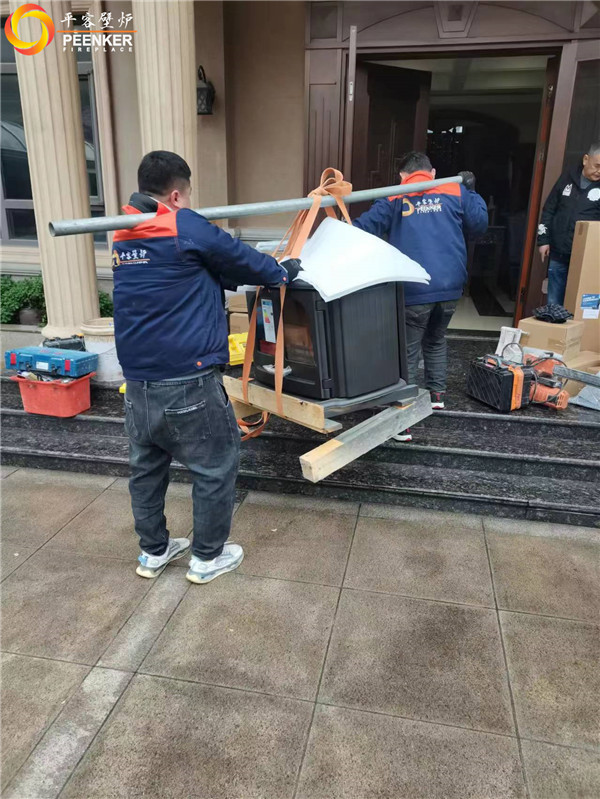 無錫唐建新村丹麥鑄鐵火爐Morso 3640安裝.jpg