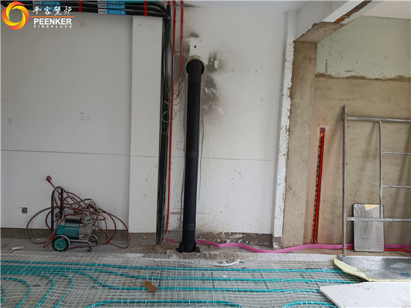 煙臺海陽別墅丹麥Morso 5660嵌入壁爐安裝.jpg