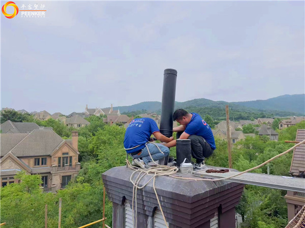 鎮(zhèn)江紫金7號別墅英國fireline PV85i壁爐安裝.jpg