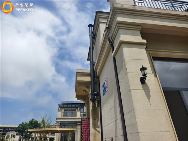 鞍山鳴月苑別墅丹麥Aduro A9.1進(jìn)口壁爐安裝.jpg