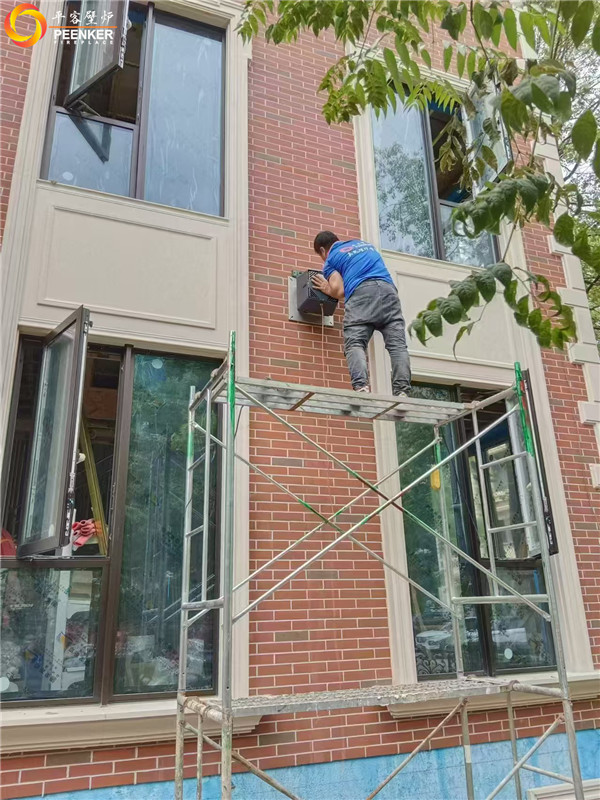 長沙爵世名邸丹麥Morso S101-11嵌入壁爐安裝.jpg