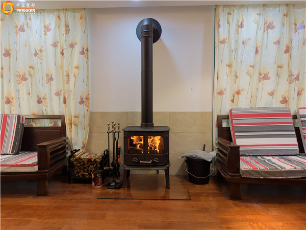 南京南山湖別墅丹麥Morso 2110鑄鐵壁爐安裝.jpg