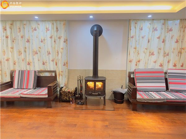 南京南山湖別墅丹麥Morso 2110鑄鐵壁爐安裝.jpg