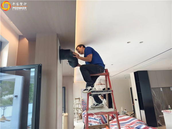 南京桃花源別墅丹麥Morso 3640壁爐+風機安裝.jpg