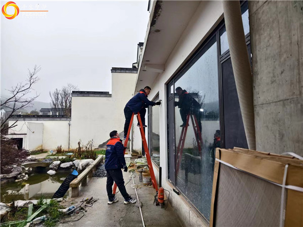 南京桃花源別墅丹麥Morso 3640壁爐+風機安裝.jpg