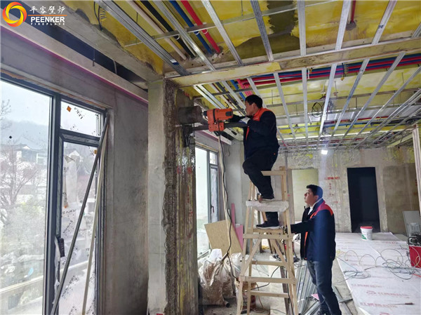 南京桃花源別墅丹麥Morso 3640壁爐+風機安裝.jpg