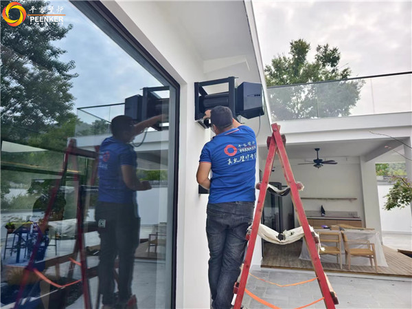 南京桃花源別墅丹麥Morso 3640壁爐+風機安裝.jpg