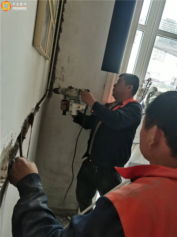 平客壁爐 | 紹興鑒湖景園別墅丹麥Morso 3640壁爐安裝.jpg