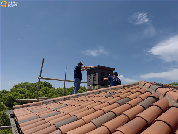 上海攬海國際高爾夫別墅丹麥Aduro A15壁爐安裝.jpg