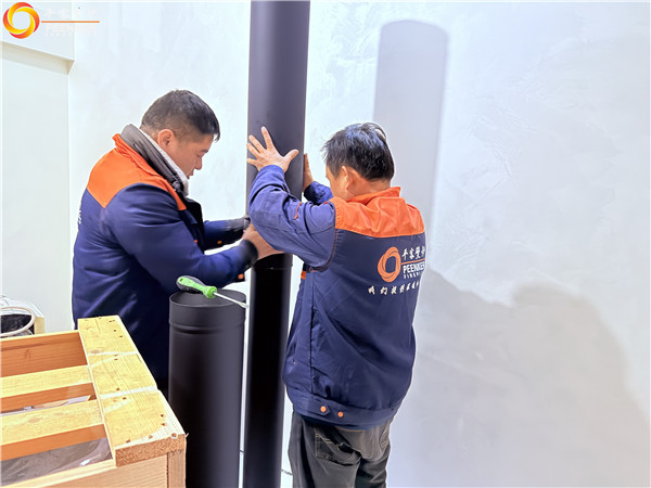 合肥建發(fā)雍龍府地下室丹麥Aduro A14壁爐安裝.jpg