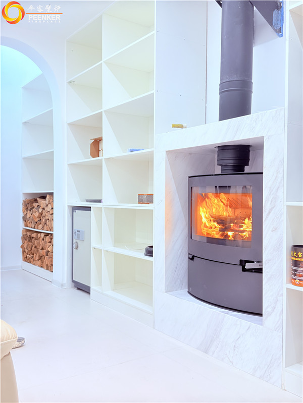 上海朱家角別墅丹麥Aduro A15壁爐安裝.jpg