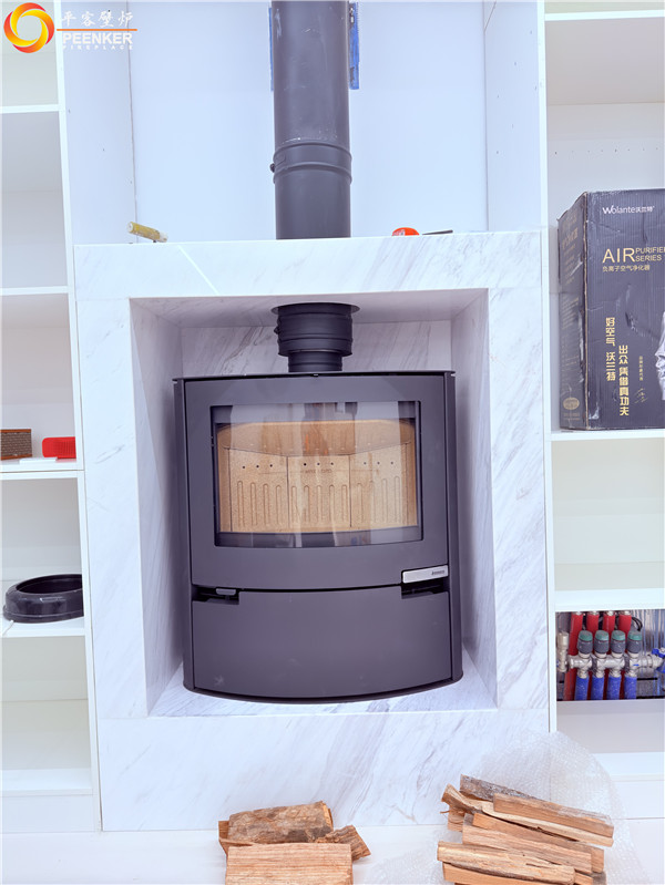 上海朱家角別墅丹麥Aduro A15壁爐安裝.jpg