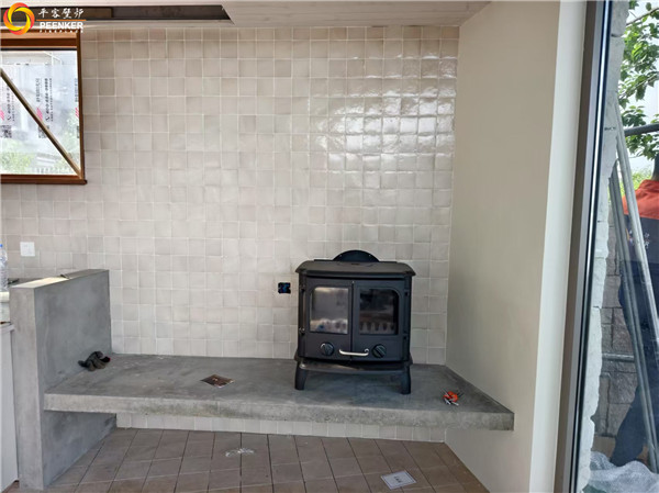 南京佳湖綠島別墅丹麥Morso 2110壁爐安裝.jpg