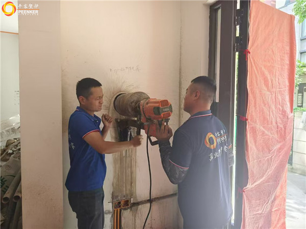 上海融信鉑灣別墅丹麥Morso 2140壁爐安裝.jpg