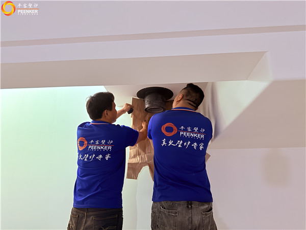 上海融信鉑灣別墅丹麥Morso 2140壁爐安裝.jpg