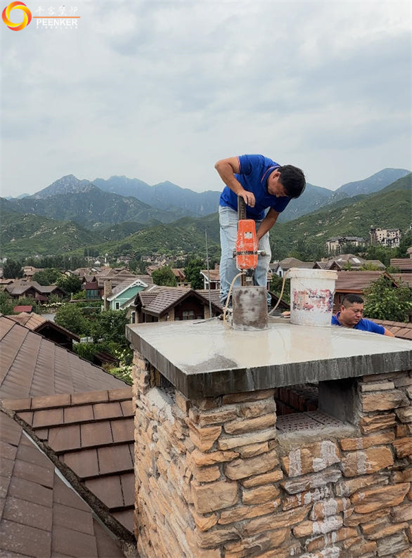 張家口原鄉(xiāng)美麗堅(jiān)別墅丹麥Morso S101-12壁爐安裝.jpg