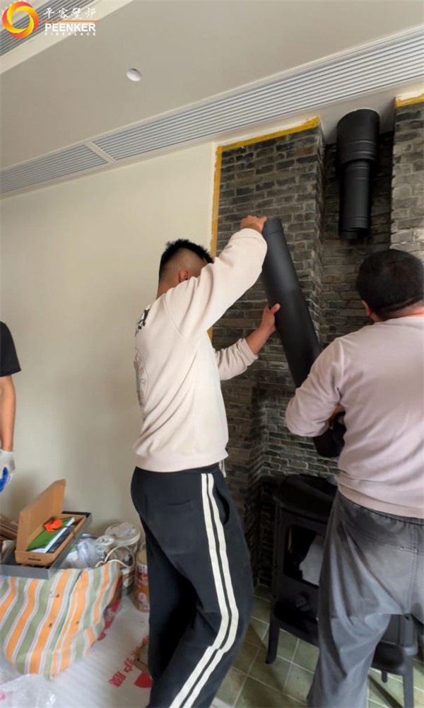 上海徐匯老洋房丹麥Morso 2110火爐安裝.jpg